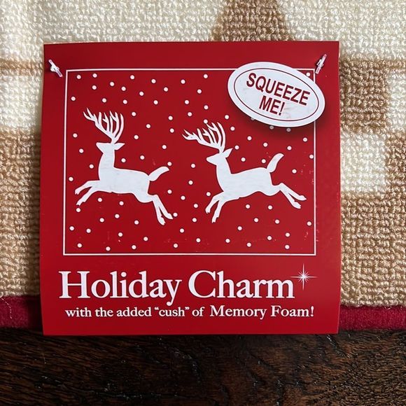 Snowmen Memory Foam Kitchen Accent Rug Mat - Picture 4 of 6